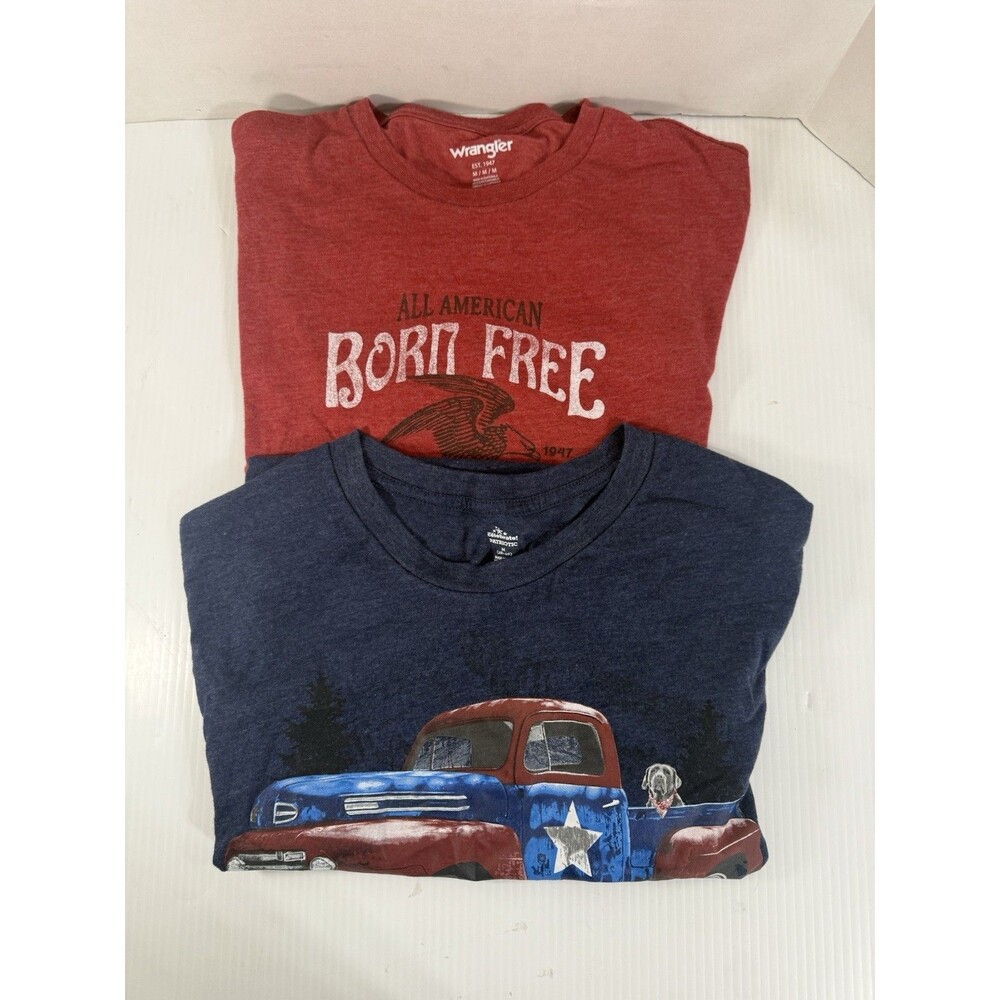 T Shirts Medium Lot Of 2 Sizes Medium 38 To 40 With Front Logos